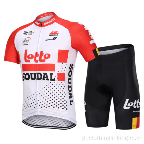 Traxe de shorts de ciclismo descendente de Ciclismo Team